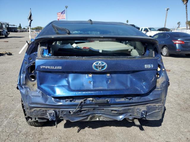 JTDKN3DUXB0302424 - 2011 TOYOTA PRIUS BLUE photo 6