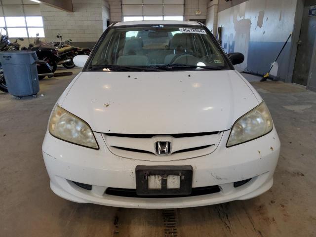 JHMES26704S000251 - 2004 HONDA CIVIC EX WHITE photo 5