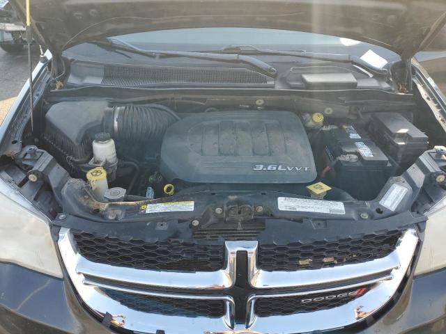 2C4RDGCG0CR280624 - 2012 DODGE GRAND CARA SXT GRAY photo 11