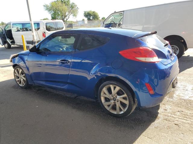 KMHTC6AD2GU274503 - 2016 HYUNDAI VELOSTER BLUE photo 2