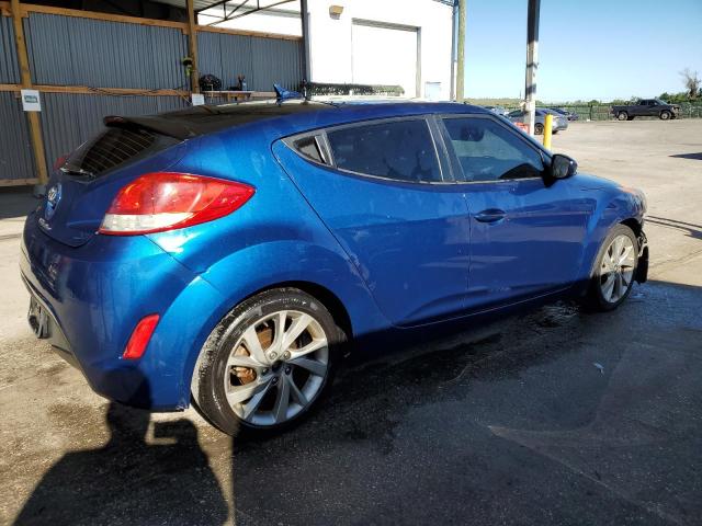 KMHTC6AD2GU274503 - 2016 HYUNDAI VELOSTER BLUE photo 3