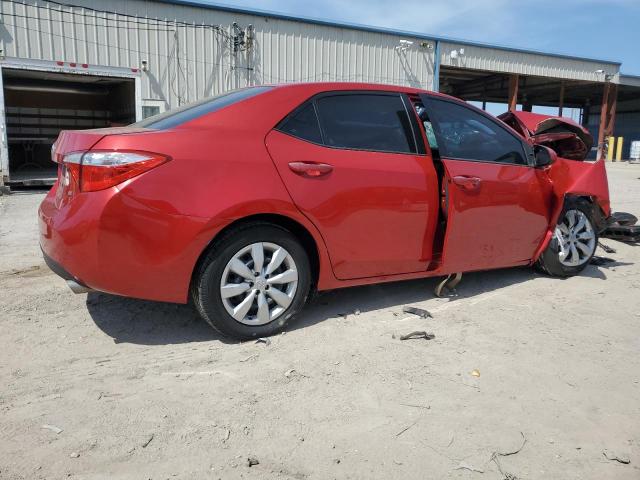 2T1BURHE2GC521383 - 2016 TOYOTA COROLLA L RED photo 3