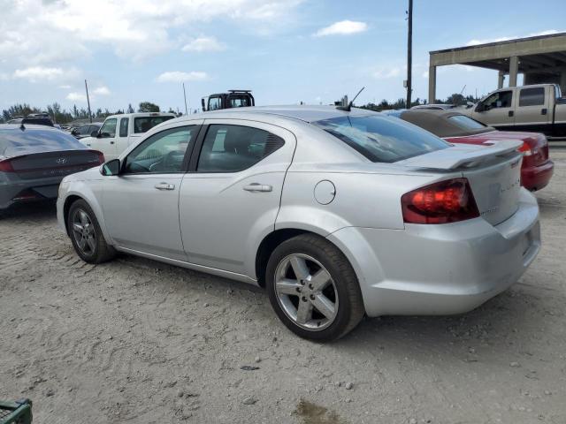 1C3CDZEG1CN198661 - 2012 DODGE AVENGER SXT SILVER photo 2