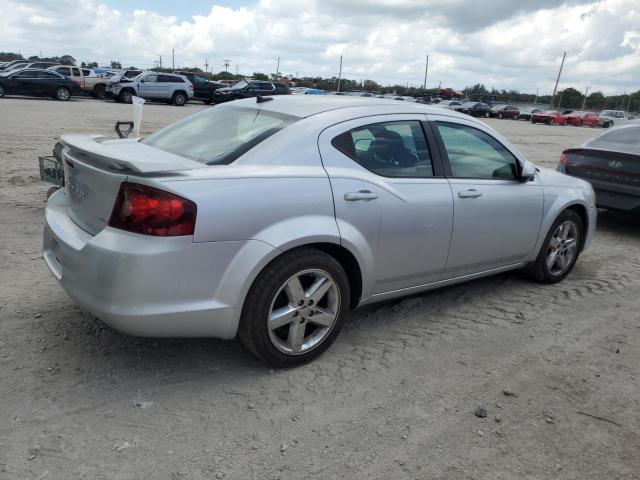 1C3CDZEG1CN198661 - 2012 DODGE AVENGER SXT SILVER photo 3