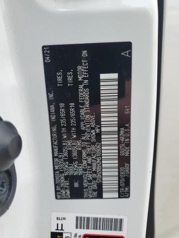 5TDHZRBH2MS109062 - 2021 TOYOTA HIGHLANDER XLE WHITE photo 13