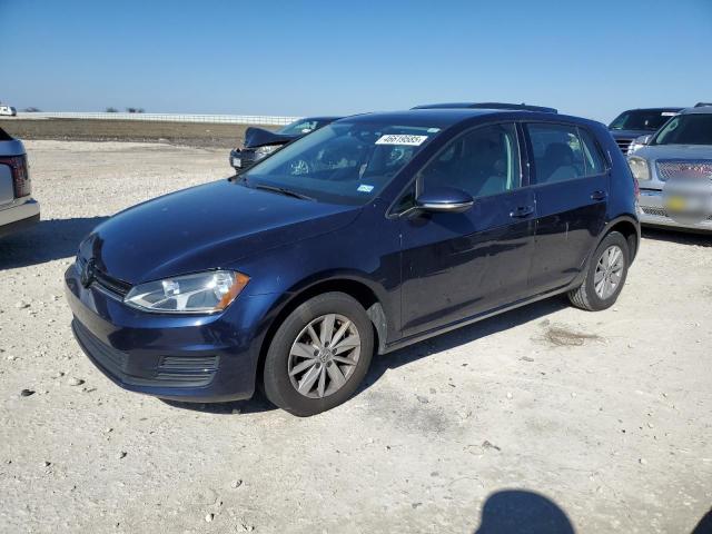 3VW217AU5FM033420 - 2015 VOLKSWAGEN GOLF BLUE photo 1