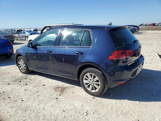 3VW217AU5FM033420 - 2015 VOLKSWAGEN GOLF BLUE photo 2