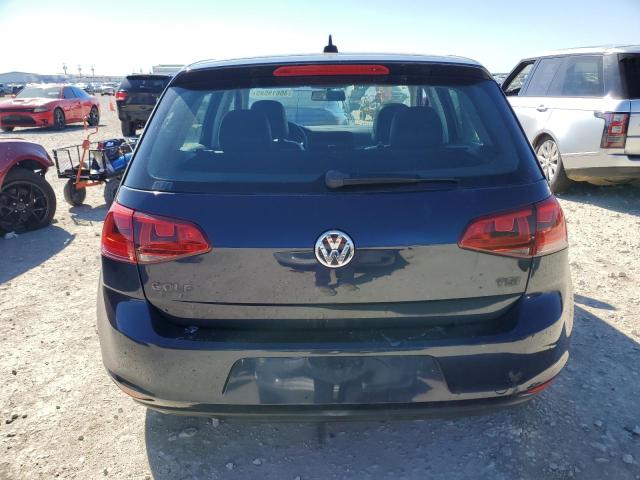 3VW217AU5FM033420 - 2015 VOLKSWAGEN GOLF BLUE photo 6