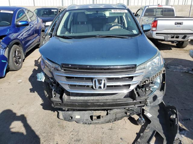 2HKRM4H72EH721838 - 2014 HONDA CR-V EXL TURQUOISE photo 5