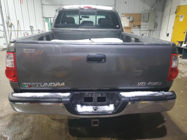 5TBBT44116S476234 - 2006 TOYOTA TUNDRA ACCESS CAB SR5 GRAY photo 6
