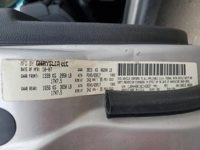 1J8HH48K18C142837 - 2008 JEEP COMMANDER SPORT Silber Foto 13