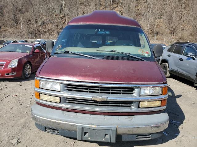 1GBFG15W4Y1207316 - 2000 CHEVROLET EXPRESS BURGUNDY photo 5