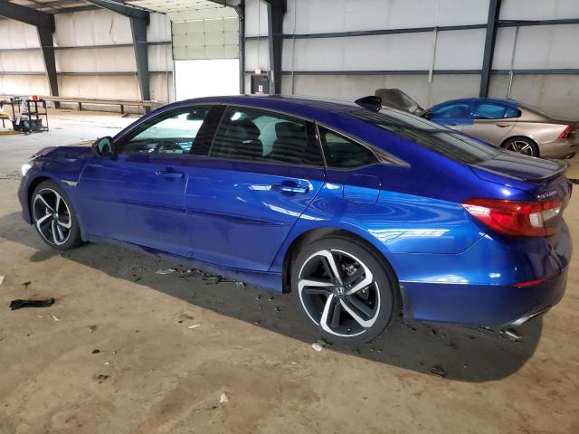 1HGCV1F32MA014795 - 2021 HONDA ACCORD SPORT BLUE photo 2