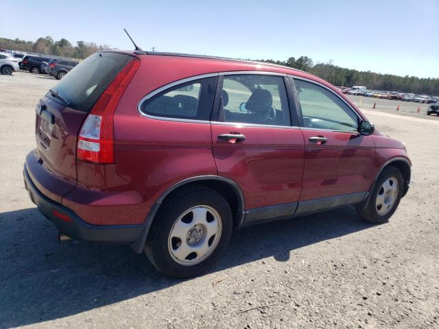 5J6RE48349L024161 - 2009 HONDA CR-V LX BURGUNDY photo 3