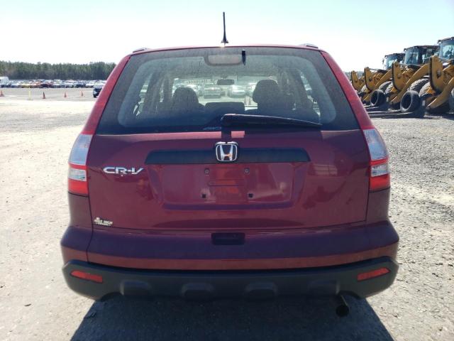 5J6RE48349L024161 - 2009 HONDA CR-V LX BURGUNDY photo 6