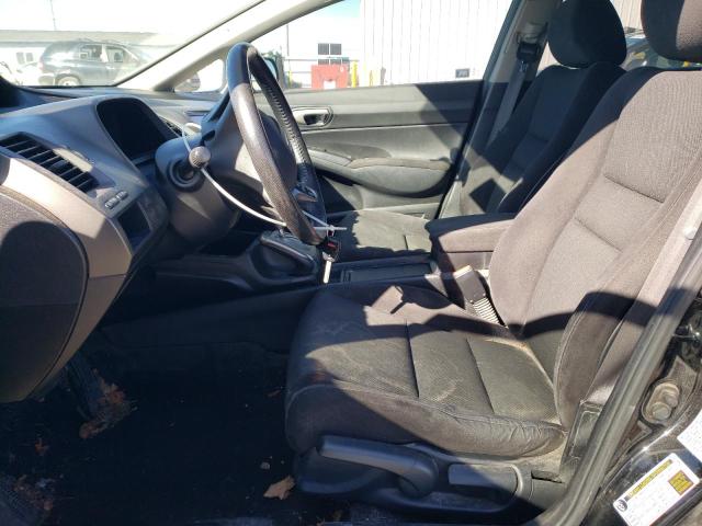 19XFA1F65BE018447 - 2011 HONDA CIVIC LX-S أسود صورة 7