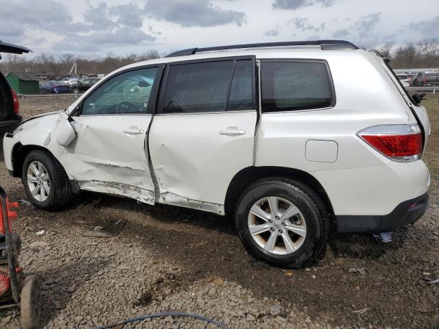 5TDBK3EH9CS165386 - 2012 TOYOTA HIGHLANDER BASE WHITE photo 2