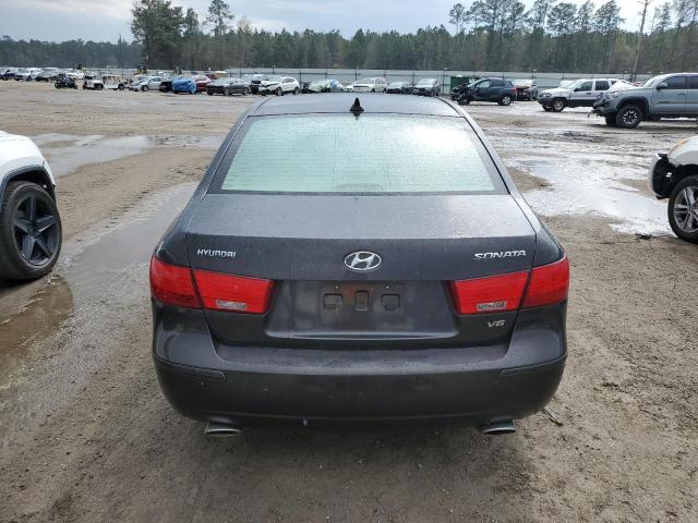 5NPET46F09H437187 - 2009 HYUNDAI SONATA GLS BLACK photo 6