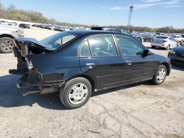 2HGES16511H523681 - 2001 HONDA CIVIC LX BLACK photo 3