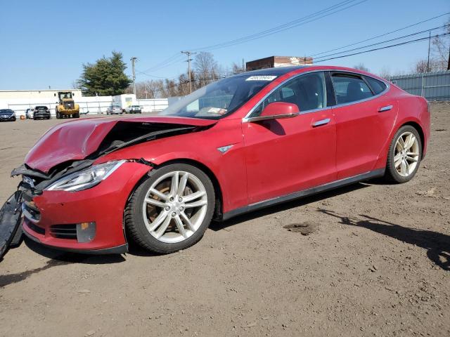 5YJSA1E23FF113165 - 2015 TESLA MODEL S წითელი ფოტო 1