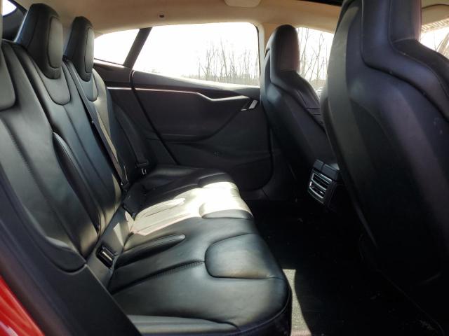 5YJSA1E23FF113165 - 2015 TESLA MODEL S წითელი ფოტო 10
