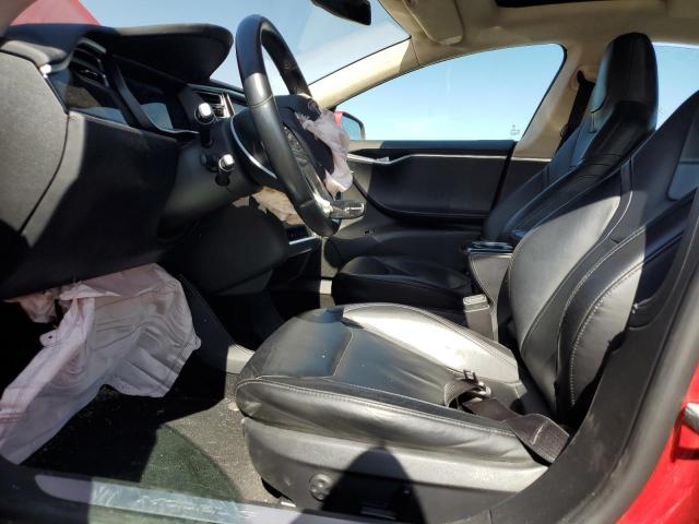 5YJSA1E23FF113165 - 2015 TESLA MODEL S წითელი ფოტო 7