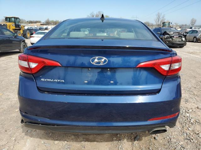 5NPE24AF3FH067942 - 2015 HYUNDAI SONATA SE BLUE photo 6