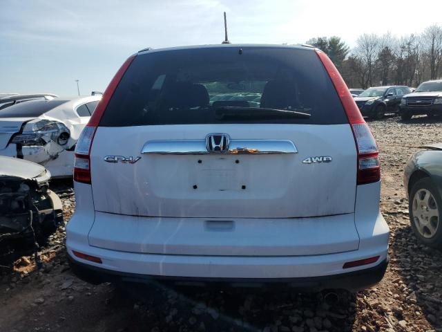 5J6RE4H7XAL055616 - 2010 HONDA CR-V EXL WHITE photo 6