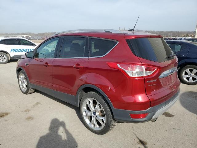 1FMCU9JX2EUD72145 - 2014 FORD ESCAPE TITANIUM RED photo 2