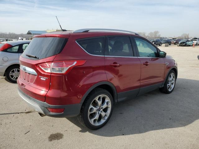 1FMCU9JX2EUD72145 - 2014 FORD ESCAPE TITANIUM RED photo 3