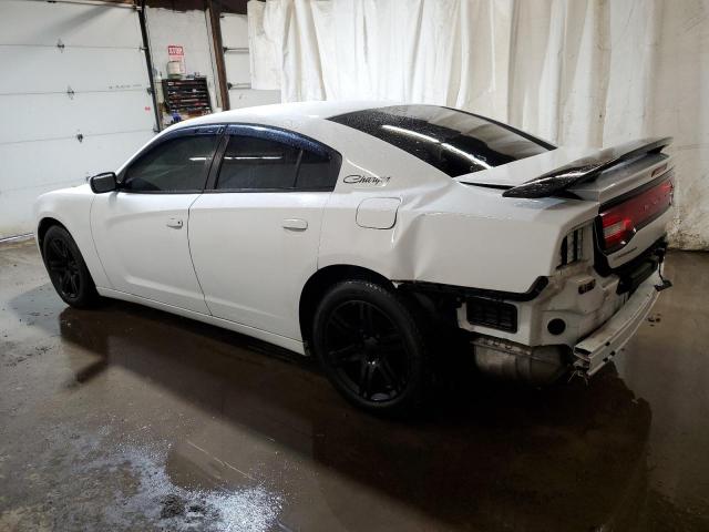 2C3CDXBG7EH262657 - 2014 DODGE CHARGER SE WHITE photo 2