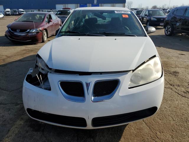 1G2ZG58N174272757 - 2007 PONTIAC G6 BASE WHITE photo 5