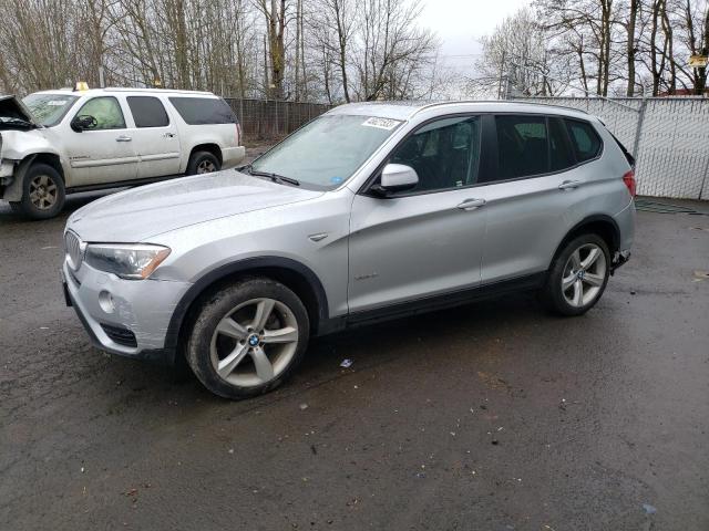 5UXWX9C56H0T04493 - 2017 BMW X3 XDRIVE28I SILVER photo 1