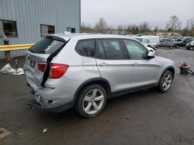 5UXWX9C56H0T04493 - 2017 BMW X3 XDRIVE28I SILVER photo 3