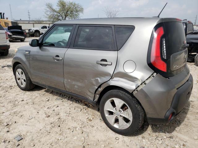 KNDJN2A24E7073047 - 2014 KIA SOUL GRAY photo 2