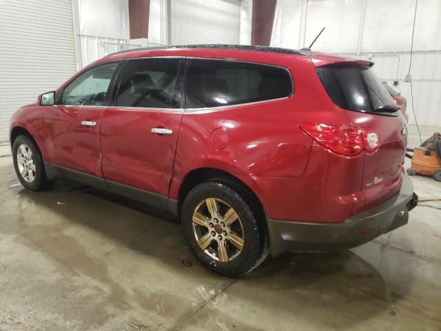 1GNKVJED3CJ243156 - 2012 CHEVROLET TRAVERSE LT RED photo 2