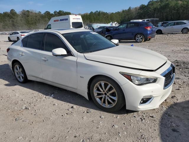 JN1EV7AP8JM360061 - 2018 INFINITI Q50 LUXE WHITE photo 4