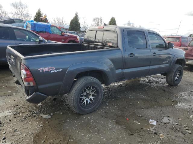 3TMMU4FN1DM052658 - 2013 TOYOTA TACOMA DOUBLE CAB LONG BED GRAY photo 3