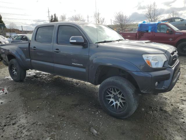 3TMMU4FN1DM052658 - 2013 TOYOTA TACOMA DOUBLE CAB LONG BED GRAY photo 4