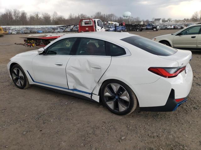 WBY43AW05RFS12973 - 2024 BMW I4 EDRIVE3 WHITE photo 2