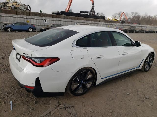 WBY43AW05RFS12973 - 2024 BMW I4 EDRIVE3 WHITE photo 3