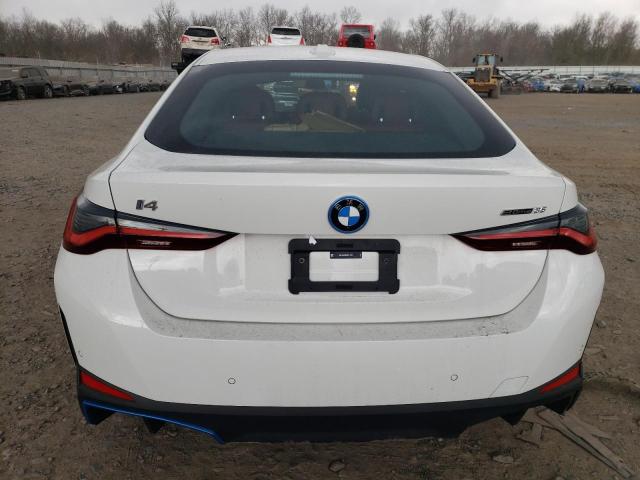 WBY43AW05RFS12973 - 2024 BMW I4 EDRIVE3 WHITE photo 6