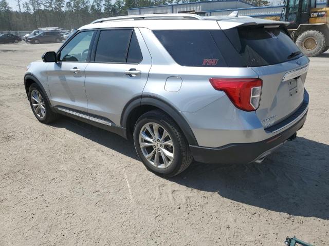 1FMSK8FH0LGD03155 - 2020 FORD EXPLORER LIMITED SILVER photo 2