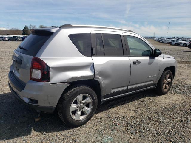 1C4NJCBA4GD803052 - 2016 JEEP COMPASS SPORT SILVER photo 3