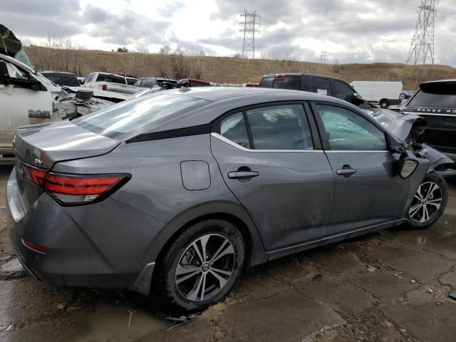 3N1AB8CV0LY220143 - 2020 NISSAN SENTRA SV GRAY photo 3