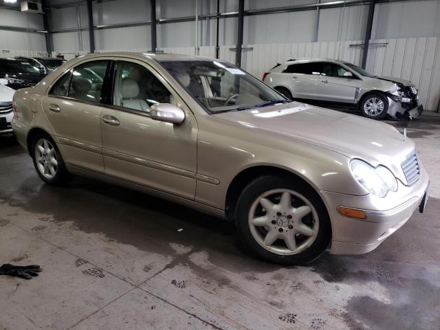 WDBRF81J33F402087 - 2003 MERCEDES-BENZ C 240 4MATIC TAN photo 4