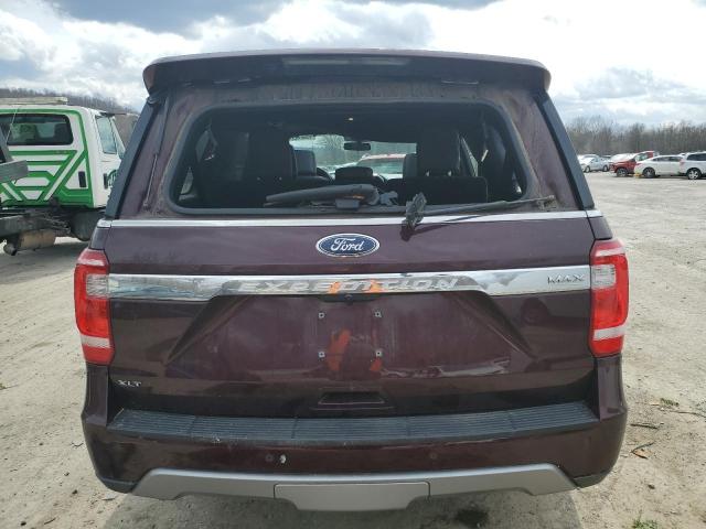 1FMJK1JT5MEA55660 - 2021 FORD EXPEDITION MAX XLT BURGUNDY photo 6