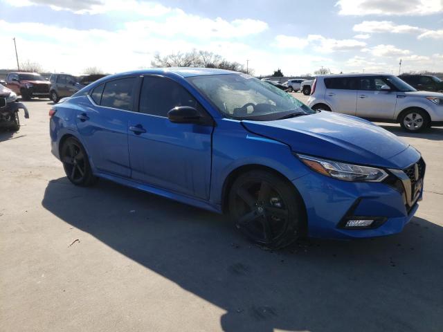 3N1AB8DV5PY234057 - 2023 NISSAN SENTRA SR BLUE photo 4