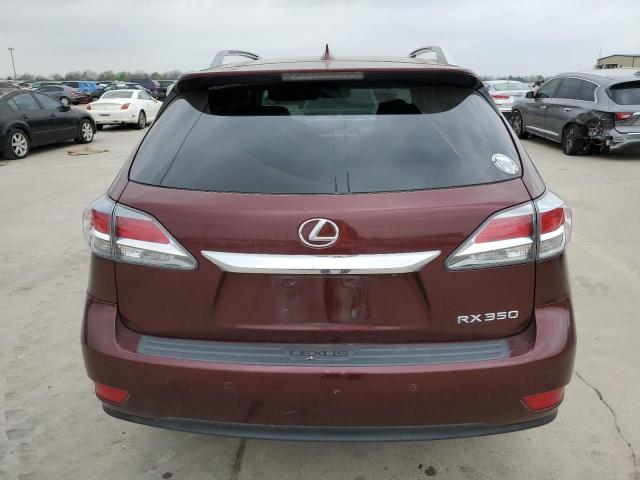 2T2ZK1BA8FC196518 - 2015 LEXUS RX 350 MAROON photo 6