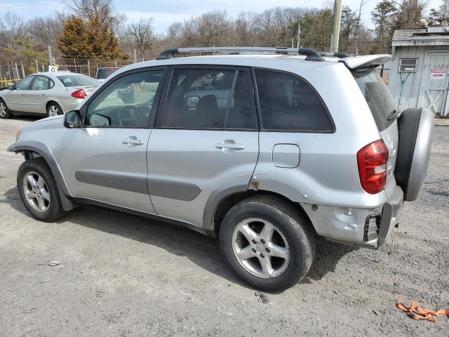 JTEHD20V746002793 - 2004 TOYOTA RAV4 SILVER photo 2